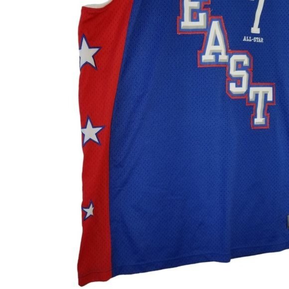 Nike NBA East All Star Basketball Jersey Men's Size XXL 2004 O'Neal No. 7 Pacers - Picture 6 of 16